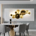 Loft Industry Modern - Gold Plates Wall